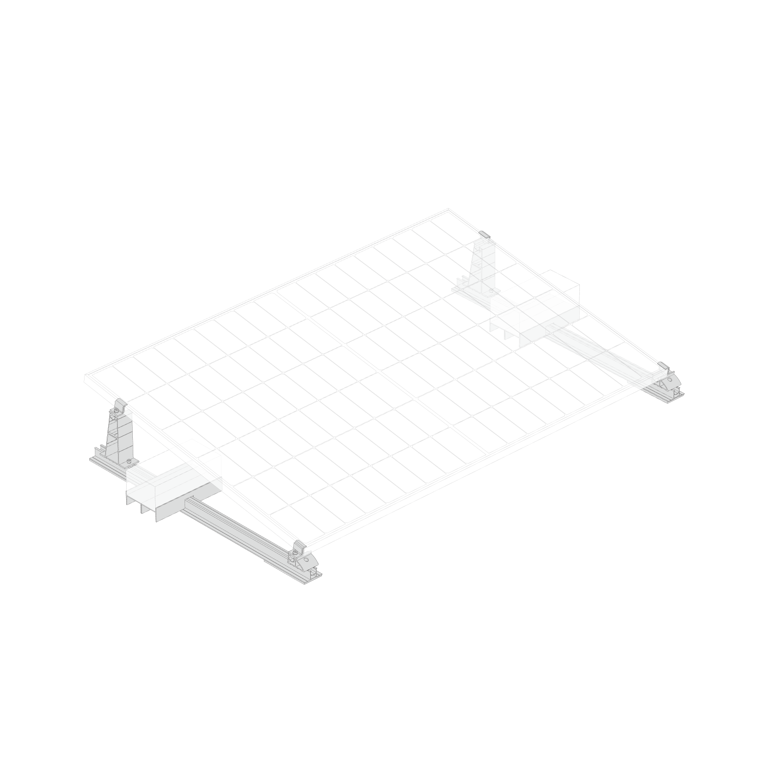 Soporte EcoFlow - Tejado plano - Image 2