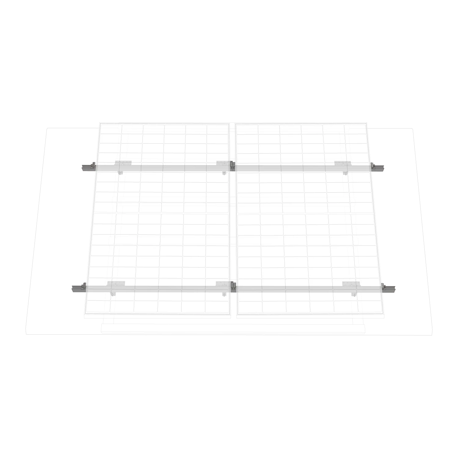 Soporte EcoFlow - Tejado inclinado - Image 2