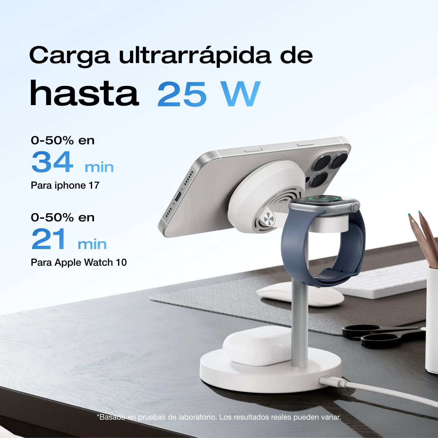 EcoFlow Soporte de carga inalámbrica EcoFlow RAPID Mag Qi2 (3 en 1) - Image 7