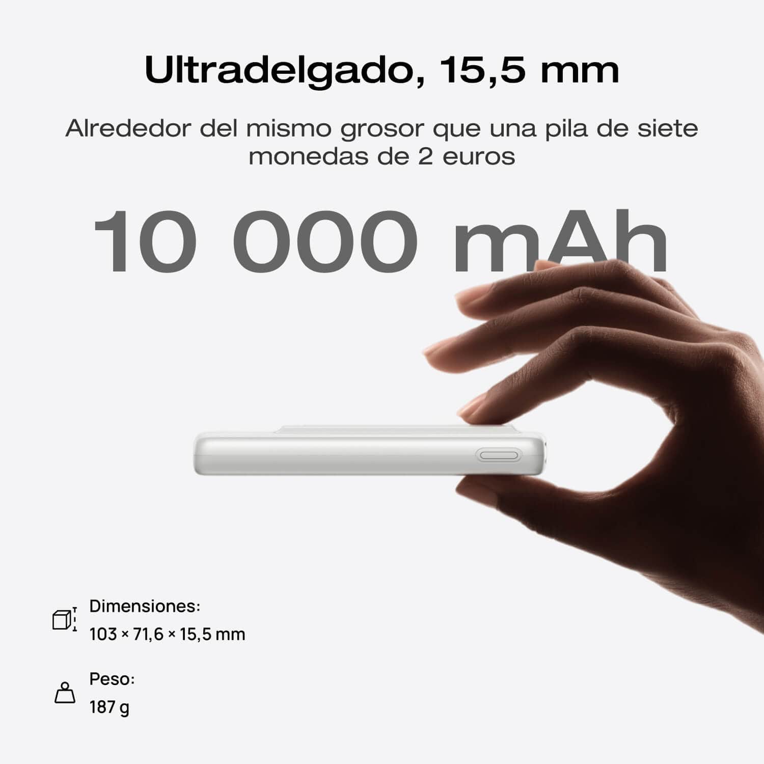 Banco de energía magnético EcoFlow RAPID (10 000 mAh, 7,5 W, carga magnética) - Image 7