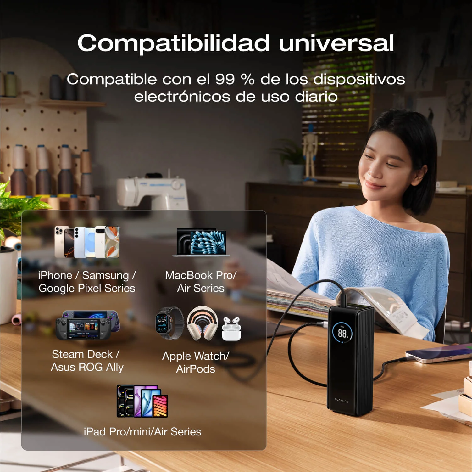 Banco de energía EcoFlow RAPID (25,000 mAh, 170 W) - Image 10