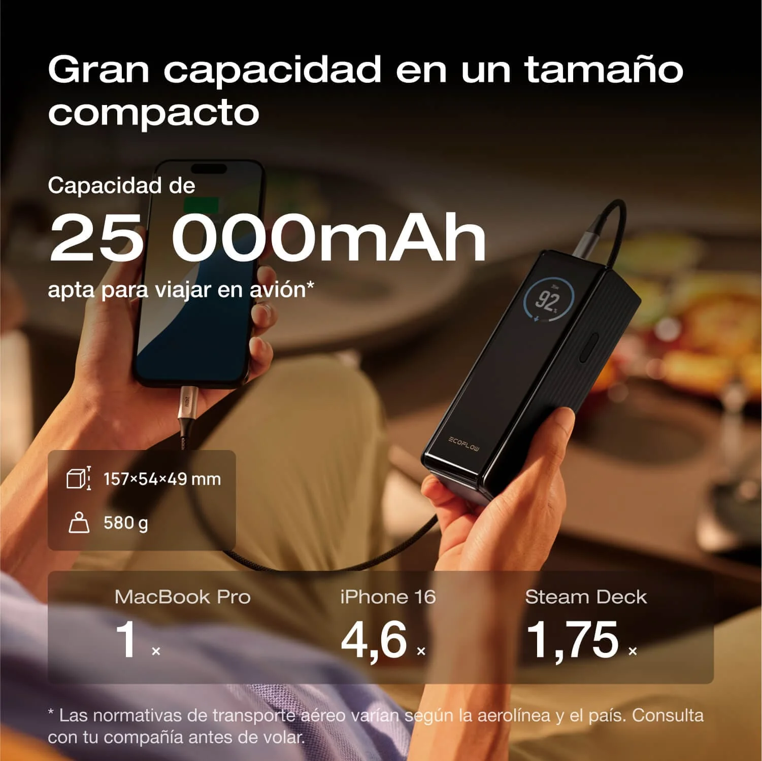 Banco de energía EcoFlow RAPID (25,000 mAh, 170 W) - Image 9