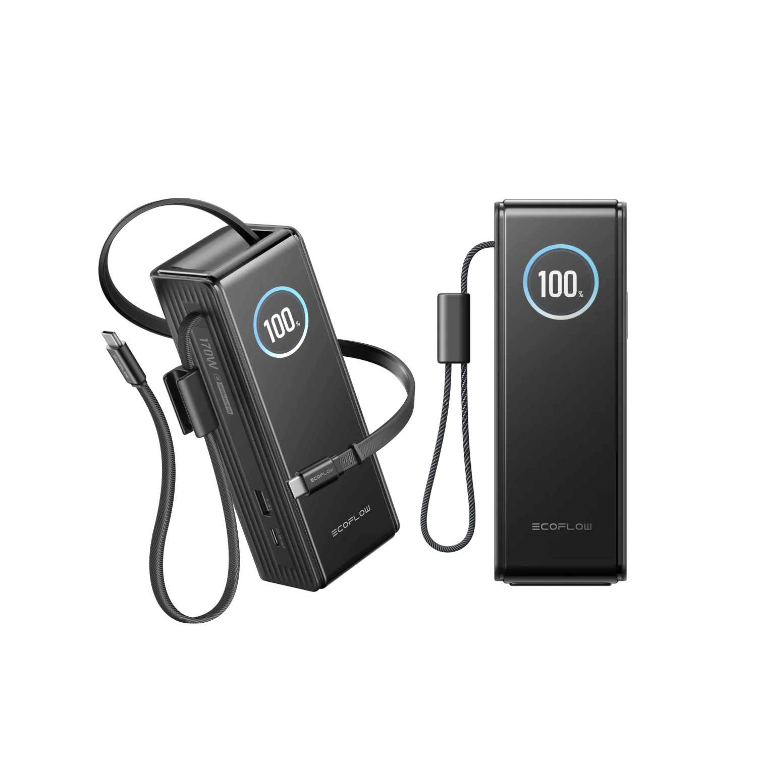 Banco de energía EcoFlow RAPID (25 000 mAh, 170 W, cables integrados y retráctiles de 100 W) - Image 3