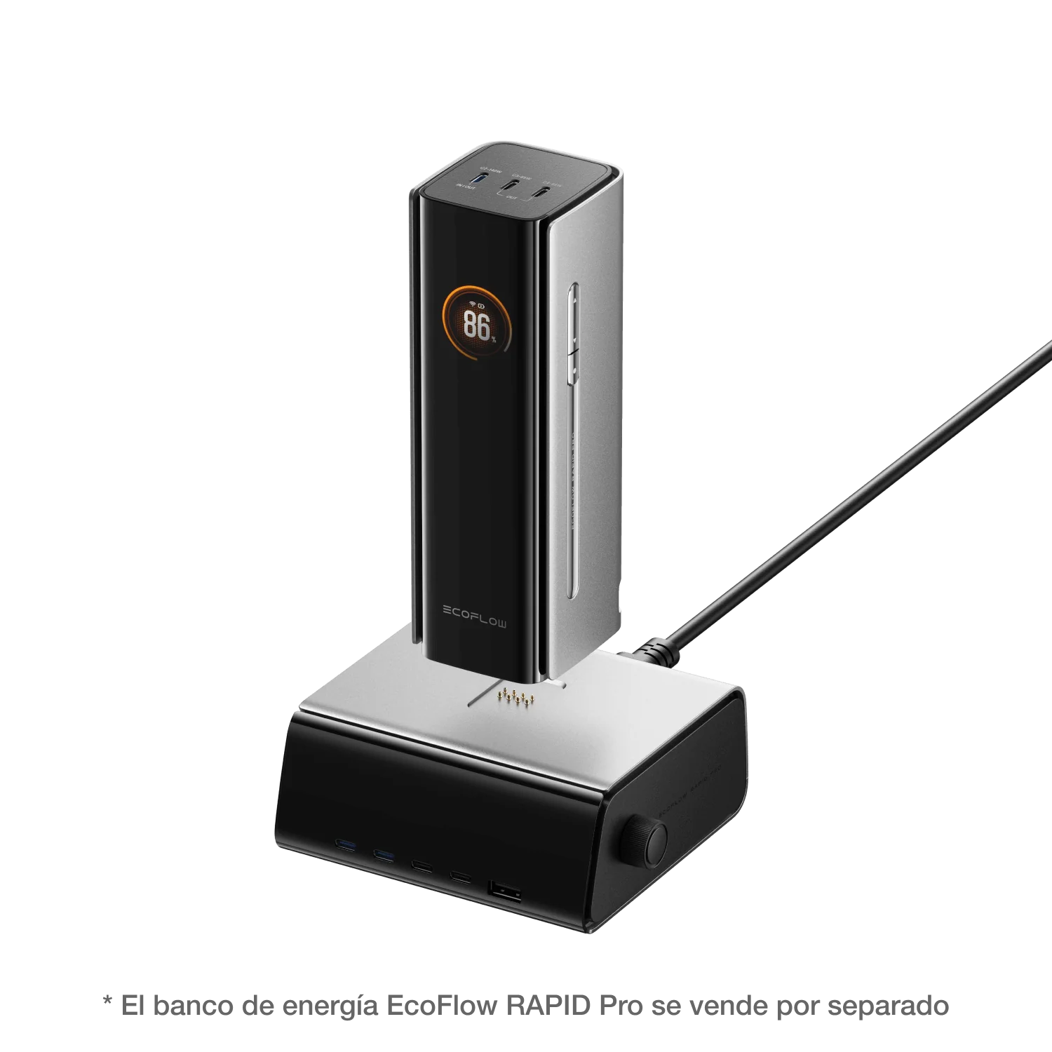 Cargador de escritorio EcoFlow RAPID Pro (320 W, 5 puertos, GaN) - Image 4