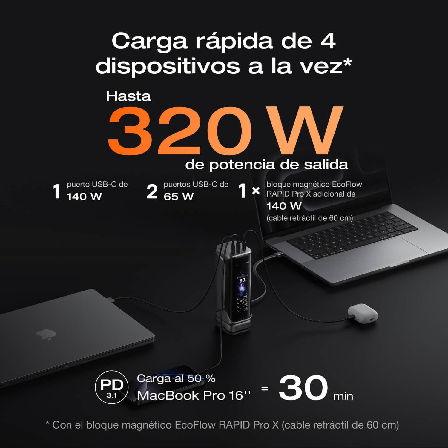Banco de energía EcoFlow RAPID Pro X (27 650 mAh, 300 W) - Image 4